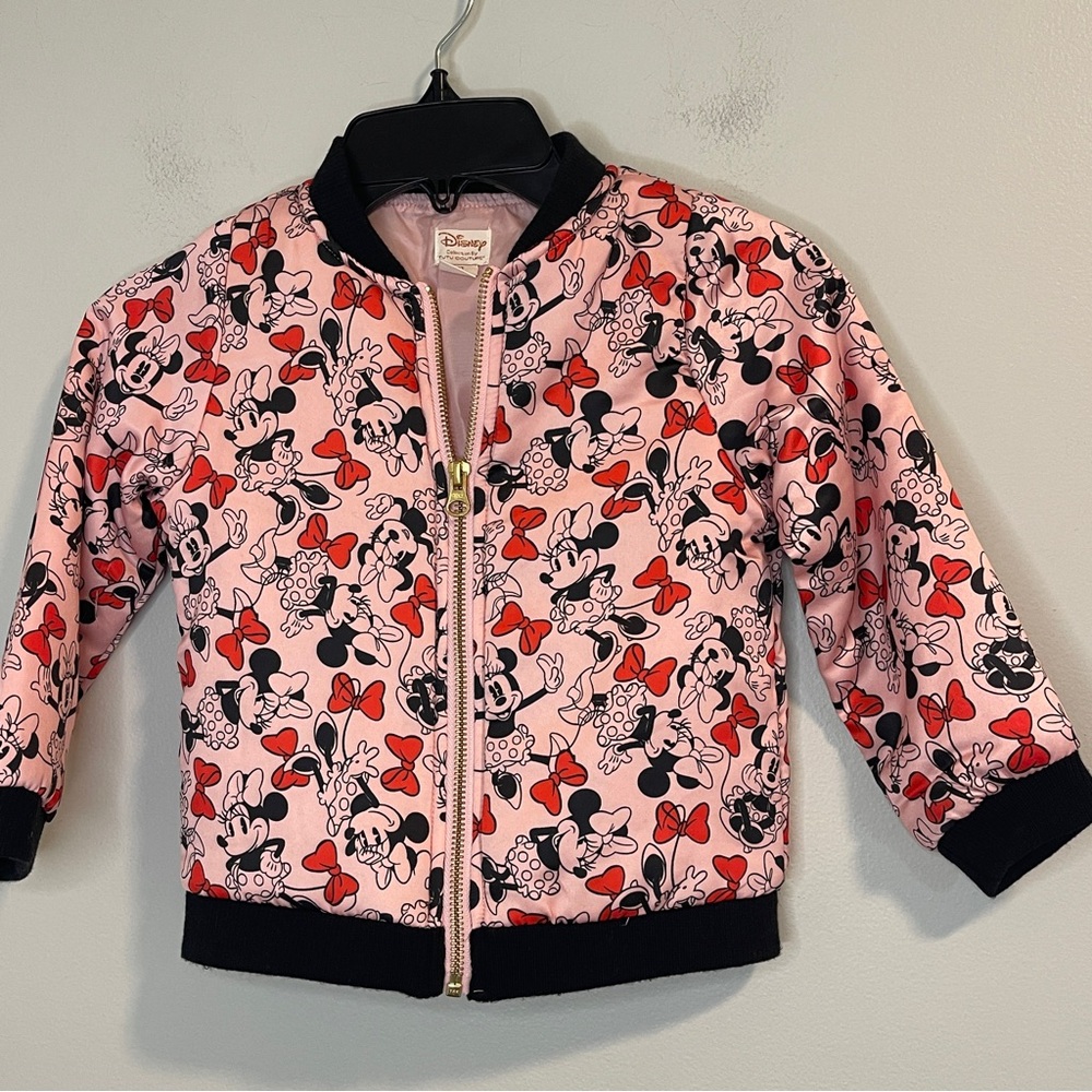 Disney by Tutu Couture Pink Minnie Mouse Jacket Size 4T